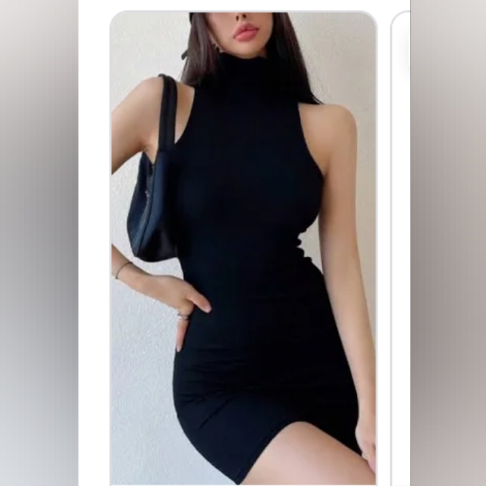 American Apparel 🕴️Turtleneck slim dress